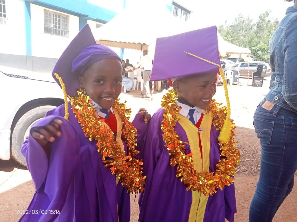 Twins Graduating